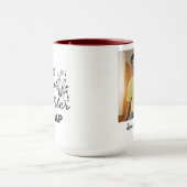 お父さんみたいに娘のああクソ |写真 マグカップ (中央)