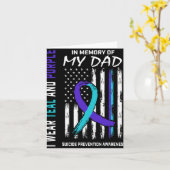 お父さんを思い出して 自殺予防 アメリカ カード (黄色い花)