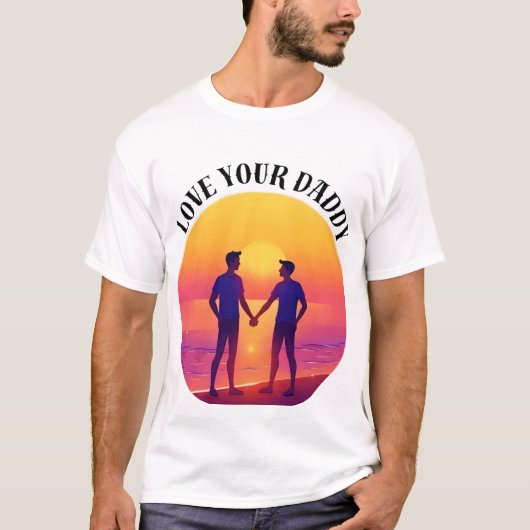 お父さんを愛して Tシャツ (正面)