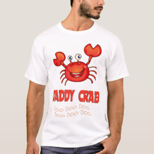"お父さんカニ"のベビーのお母さん一致家族のカニ Tシャツ
