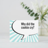 お父さんクッキーのジョーク ポストカード (スタンド正面)