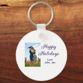 お父さんクリスマス家族ギフトm キーホルダー (裏面)