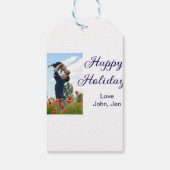 お父さんクリスマス家族ギフトm ギフトタグ (裏面)