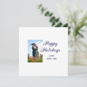 お父さんクリスマス家族ギフトm シーズンカード (スタンド正面)