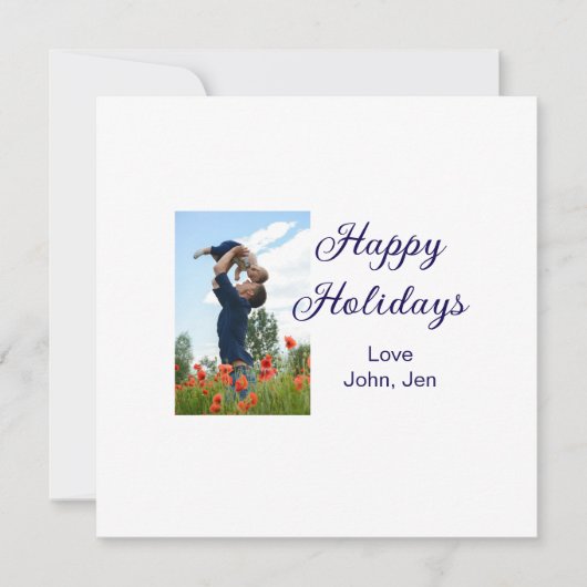 お父さんクリスマス家族ギフトm シーズンカード (正面)