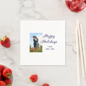 お父さんクリスマス家族ギフトm スタンダードカクテルナプキン (インサイチュ)