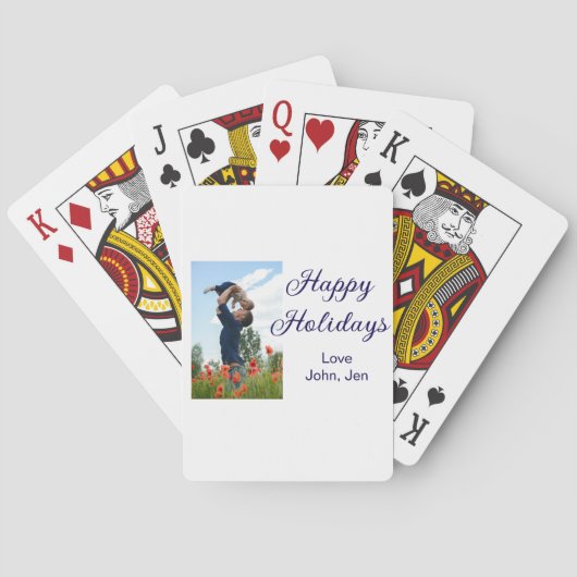 お父さんクリスマス家族ギフトm トランプ (裏面)