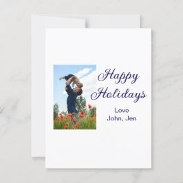 お父さんクリスマス家族ギフトm ポストカード