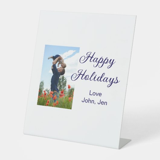 お父さんクリスマス家族ギフトm 台座サイン (正面)