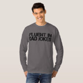 お父さんジョークが得意 フザケた父の日ギフト Tシャツ (正面フル)