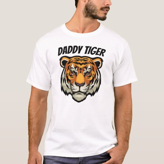 お父さんタイガー オリジナルTシャツ Tシャツ (正面)