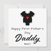 お父さんデビューおめでとう - オリジナル写真カード シーズンカード (正面)