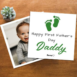お父さんデビューおめでとう - 写真入りオリジナルカード シーズンカード