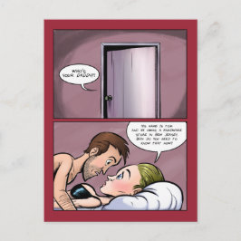 お父さんバレンタインデー シーズンポストカード