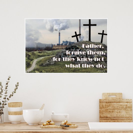 お父さんポスター許して ポスター (キッチン)