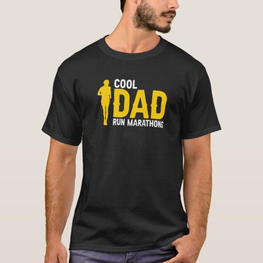 お父さんランナー マラソン プレゼント Tシャツ (正面)