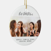 お父さん写真の子供 セラミックオーナメント (右)