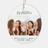 お父さん写真の子供 セラミックオーナメント (左)