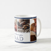 お父さん大好き4枚フォトコラージュ 父の日 コーヒーマグカップ (正面右)