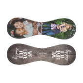 お父さん大好き！飾り木の2枚写真コラージュ 野球ボール (パネル)