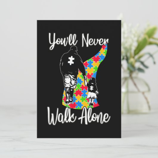 お父さん娘の自閉症は、1人で歩くことは決してない 招待状 (スタンド正面)