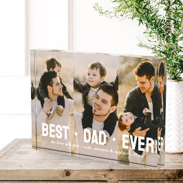 お父さん家族お父さんの日最高のパパ今まで フォトブロック