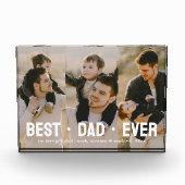 お父さん家族お父さんの日最高のパパ今まで フォトブロック (正面)