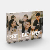お父さん家族お父さんの日最高のパパ今まで フォトブロック (左)