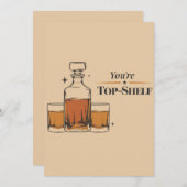 お父さん最高に面白い昔ながらの誕生日 シーズンカード (正面/裏面)