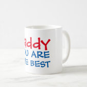 お父さん最高のはパパ コーヒーマグカップ (正面右)