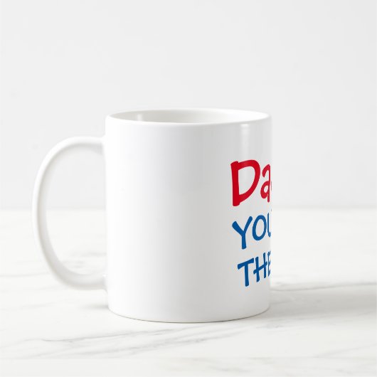 お父さん最高のはパパ コーヒーマグカップ (左)