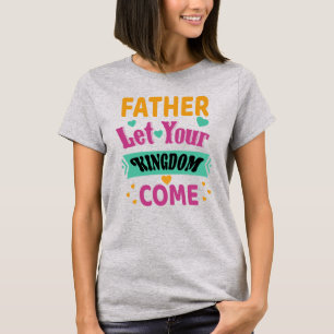 お父さん来よ_Christian T-shirt Tシャツ