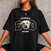 お父さん用 オーダーメイド ペットの顔の写真入り 名前入り Tシャツ