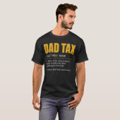 お父さん税の定義 男性 おもしろい 父の日 食品税 Tシャツ (正面フル)
