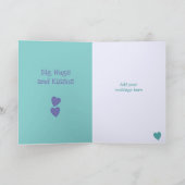 お父さん誕生日の挨拶が大好き カード (内部)