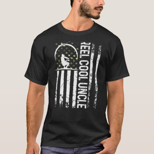 お父さん+おじさんへの愛国フラグリール メンズ Tシャツ (正面)