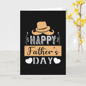 お父さん – お父さんおめでとう カード (黄色い花)