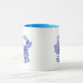 お父さん(中国語)のババのマグかジョッキ マグカップ (中央)