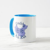 お父さん(中国語)のババのマグかジョッキ マグカップ (正面左)