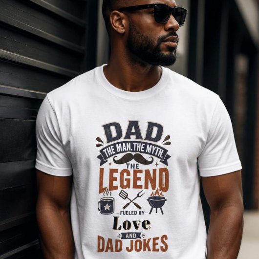 お父さん 伝説の男 神話の人物 Tシャツ