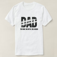 お父さん 伝説の男 神話の英雄 Tシャツ