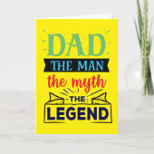 お父さん、偉大なる人、神話、伝説 カード (正面)