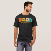 お父さん 希ガス 楽しい周期表 Tシャツ (正面フル)