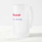お父さん、必要性飲み物 フロストグラスビールジョッキ (正面右)