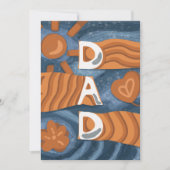 お父さん - 楽しい父の日 シーズンカード (正面)