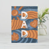 お父さん - 楽しい父の日 シーズンカード (スタンド正面)