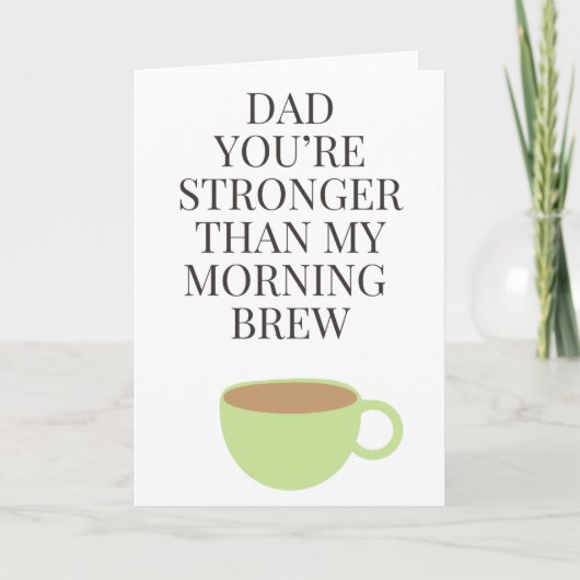 お父さん、父の日、お誕生日カード カード (正面)