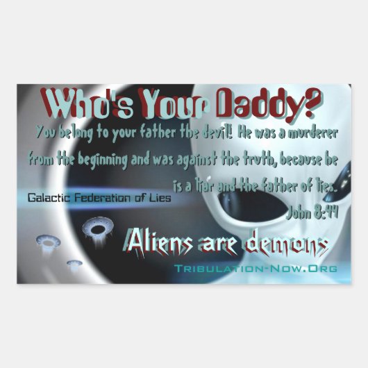 お父さん 長方形シール (正面)