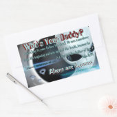 お父さん 長方形シール (封筒)