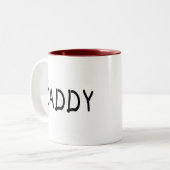 お父さん(Blk) ツートーンマグカップ (正面左)